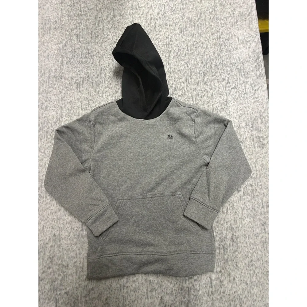 RBX Boys 2 Piece Activewear Set Grey Black Hoodie‎ and Joggers Tracksuit Size 10